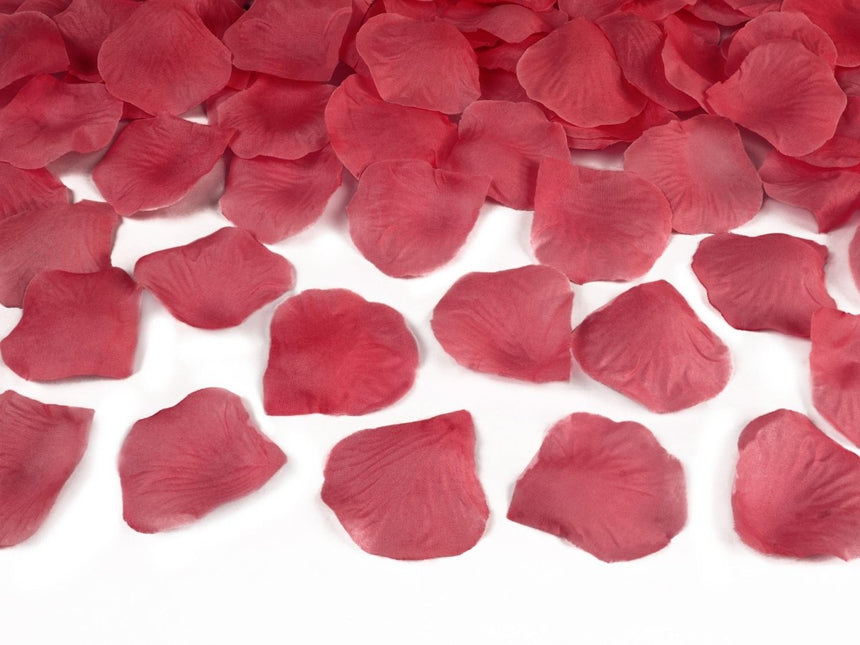 Confetti Kanon Bordeaux Rode Rozenblaadjes 40cm van Partydeco koop je bij Partywinkel