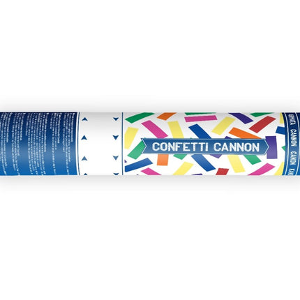 Confetti Kanon Gekleurd Papier 20 cm van Partydeco koop je bij Partywinkel