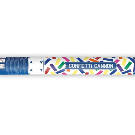 Confetti Kanon Gekleurd Papier 40cm van Partydeco koop je bij Partywinkel