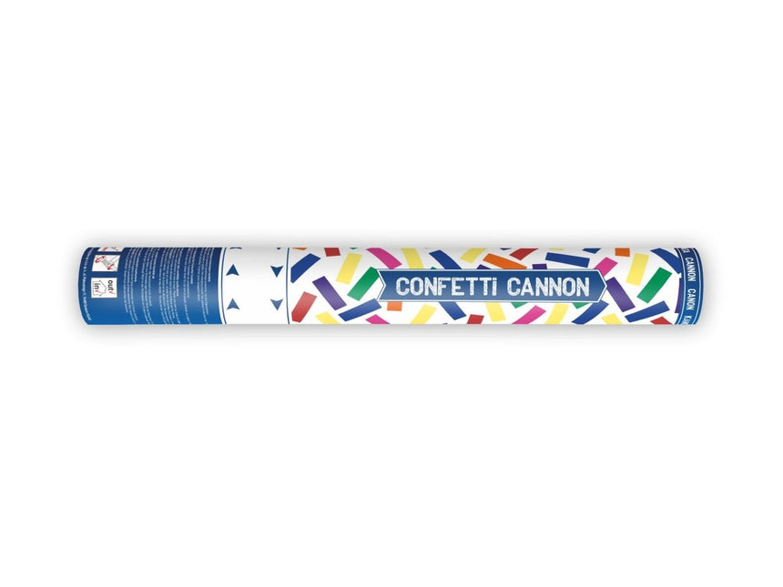 Confetti Kanon Gekleurd Papier 40cm van Partydeco koop je bij Partywinkel