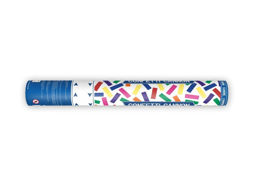 Confetti Kanon Gekleurd Papier 40cm van Partydeco koop je bij Partywinkel