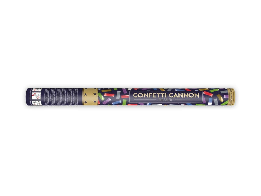 Confetti Kanon Gekleurde Mix 60cm van Partydeco koop je bij Partywinkel