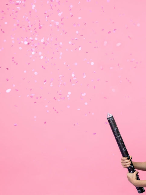 Confetti Kanon Gender Reveal Meisje 60cm van Partydeco koop je bij Partywinkel
