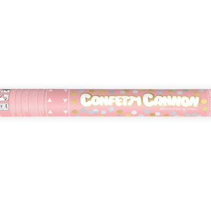 Confetti Kanon Goud Zilver 40cm van Partydeco koop je bij Partywinkel