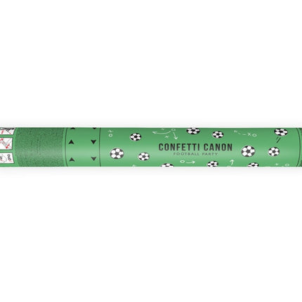 Confetti Kanon Voetbal 40cm van Partydeco koop je bij Partywinkel