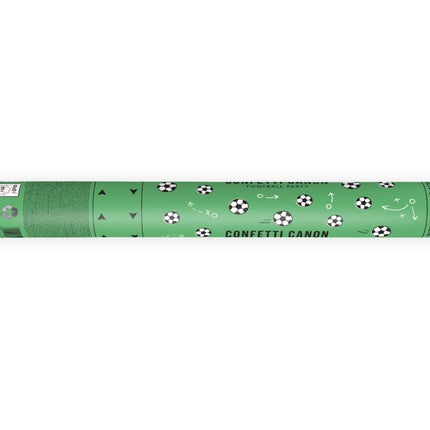 Confetti Kanon Voetbal 40cm van Partydeco koop je bij Partywinkel