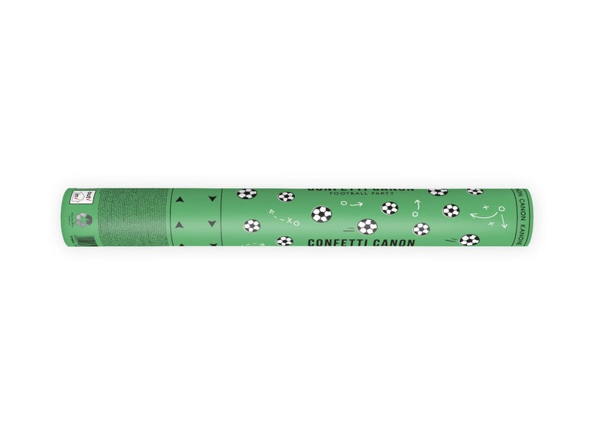Confetti Kanon Voetbal 40cm van Partydeco koop je bij Partywinkel