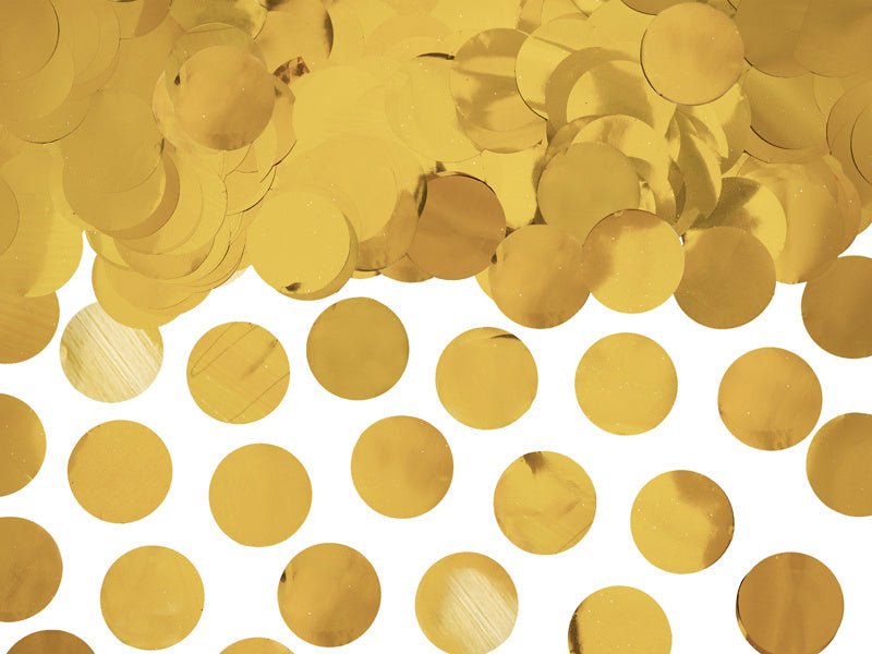 Confetti Rond Goud van Partydeco koop je bij Partywinkel