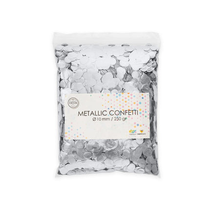 Confetti Rond Metallic 10mm van WeFiesta koop je bij Partywinkel