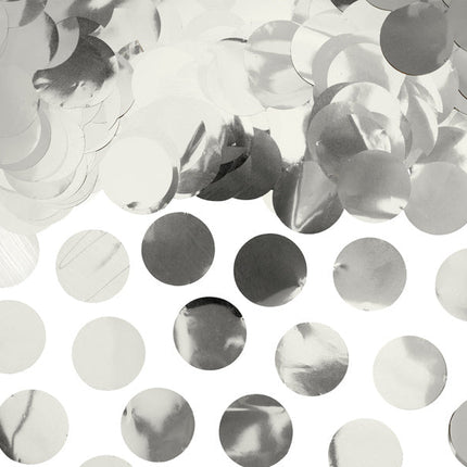 Confetti Rond Zilver van Partydeco koop je bij Partywinkel