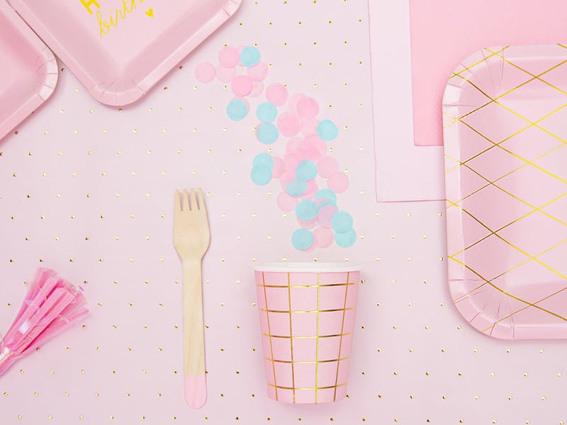 Confetti Rondjes Lichtblauw van Partydeco koop je bij Partywinkel