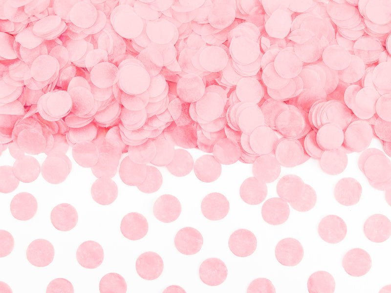 Confetti Rondjes Lichtroze van Partydeco koop je bij Partywinkel
