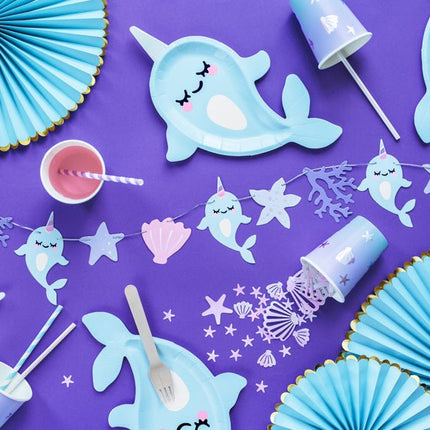 Confetti Zeemeermin van Partydeco koop je bij Partywinkel