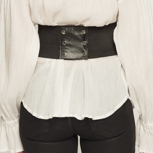 Corset Dames Zwart M/L van Boland koop je bij Partywinkel
