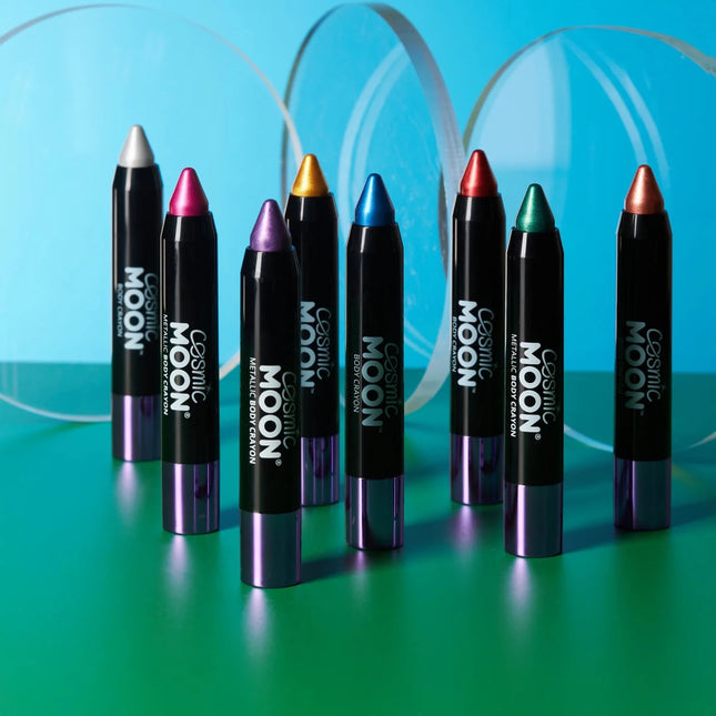Cosmic Moon Metallic Body Crayons Purple 3.2g van Moon Creations koop je bij Partywinkel