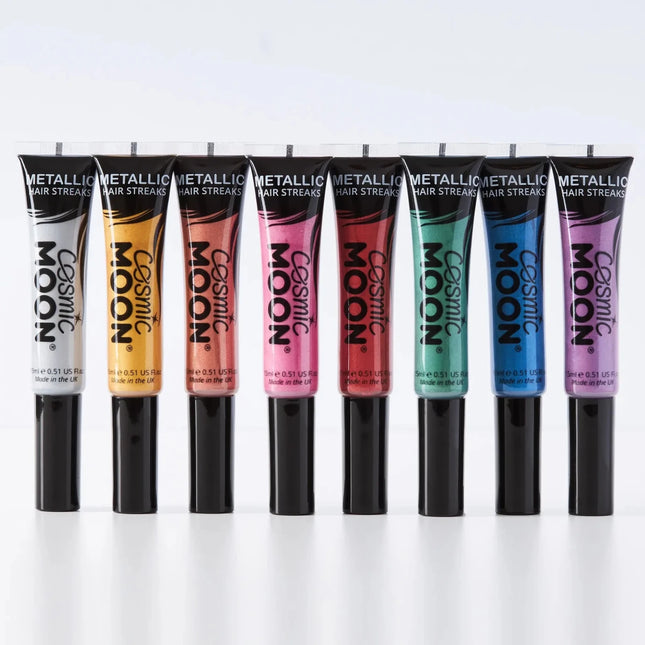 Cosmic Moon Metallic Hair Streaks Purple 15ml van Moon Creations koop je bij Partywinkel