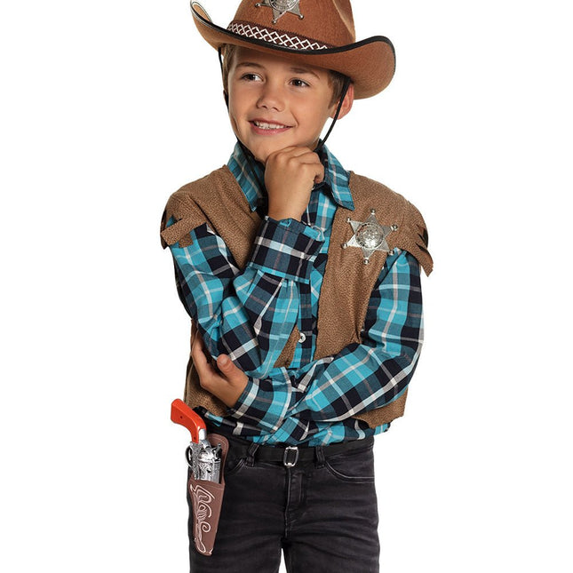 Cowboy Accessoireset Kind van Boland koop je bij Partywinkel