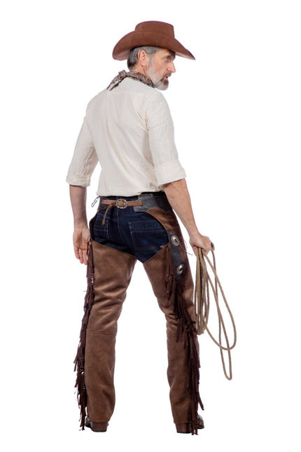 Cowboy Broek Bruin Heren van Wilbers & Wilbers koop je bij Partywinkel