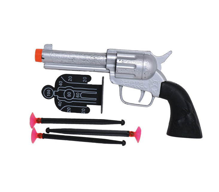 Cowboy Geweer Zilver 24cm van Fiestas Guirca koop je bij Partywinkel