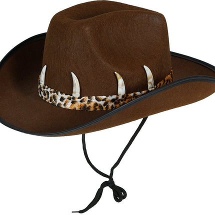 Cowboy Hoed Bruin Vilt van Fiestas Guirca koop je bij Partywinkel
