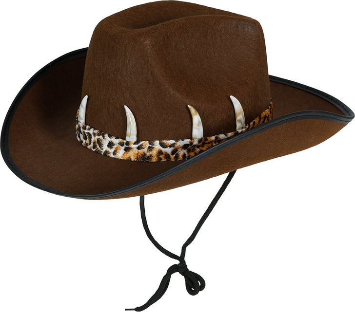 Cowboy Hoed Bruin Vilt van Fiestas Guirca koop je bij Partywinkel