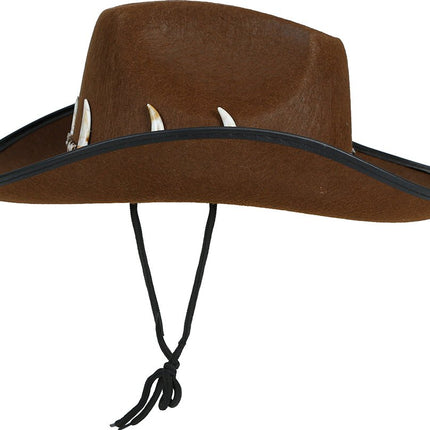 Cowboy Hoed Bruin Vilt van Fiestas Guirca koop je bij Partywinkel