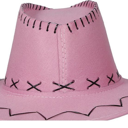 Cowboy Hoed Roze van Fiestas Guirca koop je bij Partywinkel