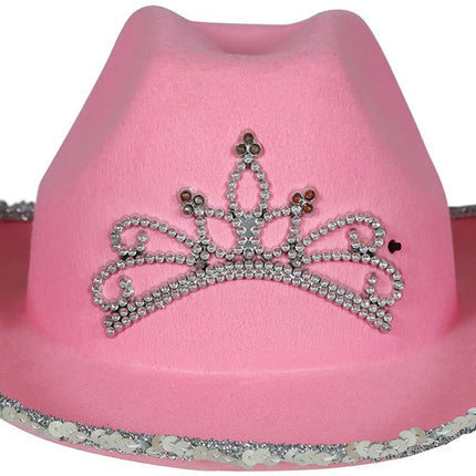Cowboy Hoed Roze Kind van Fiestas Guirca koop je bij Partywinkel