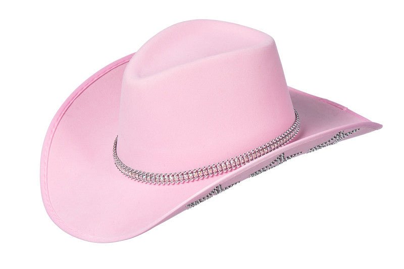 Cowboy Hoed Roze Zilver Sterren van Wilbers & Wilbers koop je bij Partywinkel