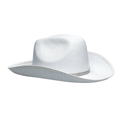 Cowboy Hoed Wit van Boland koop je bij Partywinkel