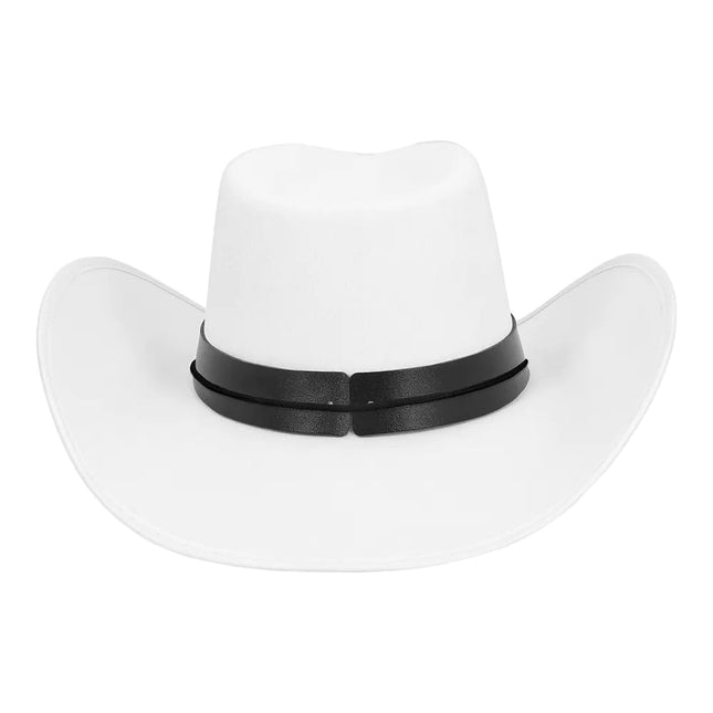 Cowboy Hoed Wit Wyatt van Boland koop je bij Partywinkel