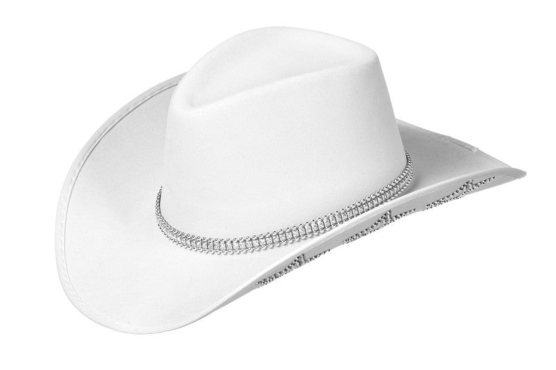 Cowboy Hoed Wit Zilver Sterren van Wilbers & Wilbers koop je bij Partywinkel