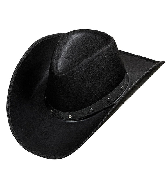 Cowboy Hoed Zwart van Widmann koop je bij Partywinkel