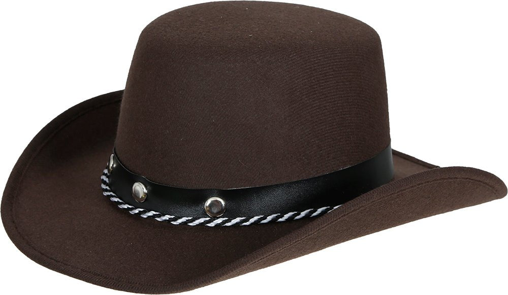 Cowboy Hoed Zwart Kind Vilt van Fiestas Guirca koop je bij Partywinkel