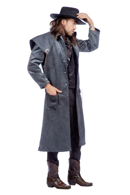 Cowboy Jas Grijs Heren Western van Wilbers & Wilbers koop je bij Partywinkel