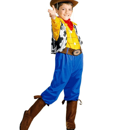 Cowboy Kostuum Blauw Geel Jongen van Widmann koop je bij Partywinkel
