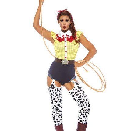 Cowboy Kostuum Dames Bodysuit Leg Avenue van Leg Avenue koop je bij Partywinkel