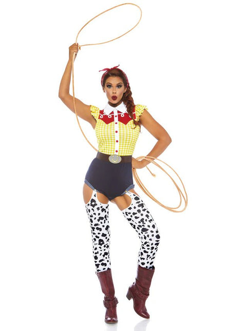 Cowboy Kostuum Dames Bodysuit Leg Avenue van Leg Avenue koop je bij Partywinkel