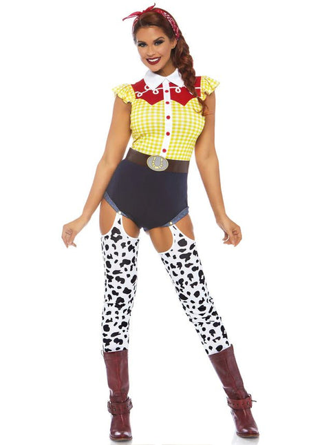 Cowboy Kostuum Dames Bodysuit Leg Avenue van Leg Avenue koop je bij Partywinkel