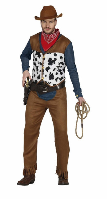 Cowboy Kostuum Heren Bruin van Fiestas Guirca koop je bij Partywinkel