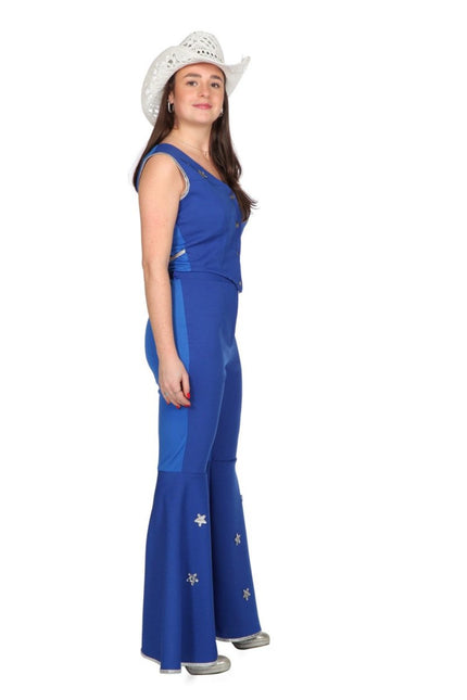 Cowboy Set Dames Blauw van Wilbers & Wilbers koop je bij Partywinkel
