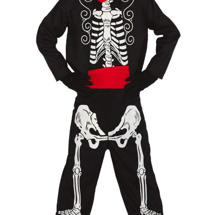 Cowboy skelet Halloween Kostuum Kind van Fiestas Guirca koop je bij Partywinkel