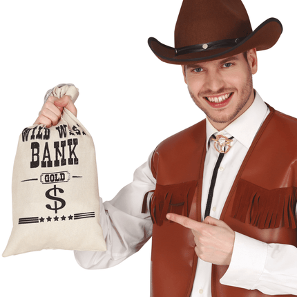 Cowboy Tas Geld 42cm van Fiestas Guirca koop je bij Partywinkel