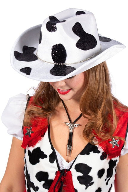 Cowboy Hoed Dames Koe van Wilbers & Wilbers koop je bij Partywinkel
