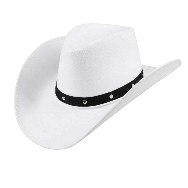 Cowboyhoed Wit van Boland koop je bij Partywinkel