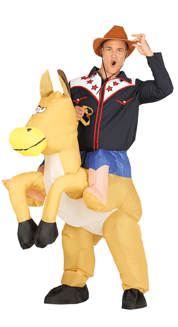 Cowboypak Carry Me Opblaasbaar van Fiestas Guirca koop je bij Partywinkel