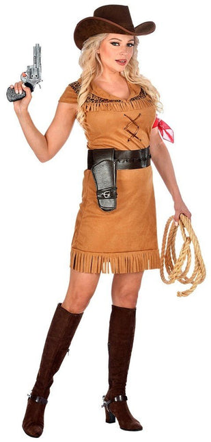 Cowgirl Kostuum Bruin Dames van Widmann koop je bij Partywinkel