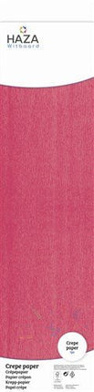 Crepe papier cerise (FSC, 250x50cm) van Haza Witbaard koop je bij Partywinkel