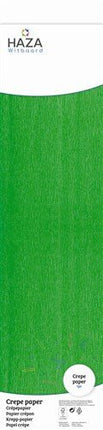 Crepe papier kerstgroen (FSC, 250x50cm) van Haza Witbaard koop je bij Partywinkel