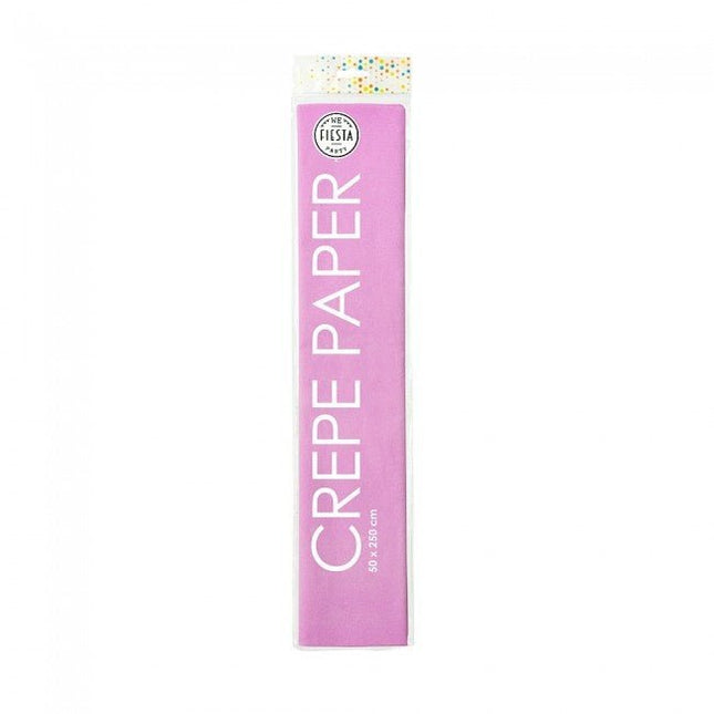 Crepe Papier Lila 50cm 2,5m van WeFiesta koop je bij Partywinkel